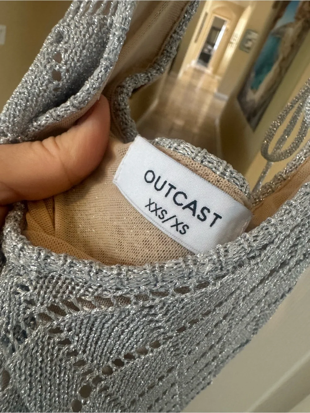 Outcast BEL MAXI DRESS SILVER - Picture 11 of 12